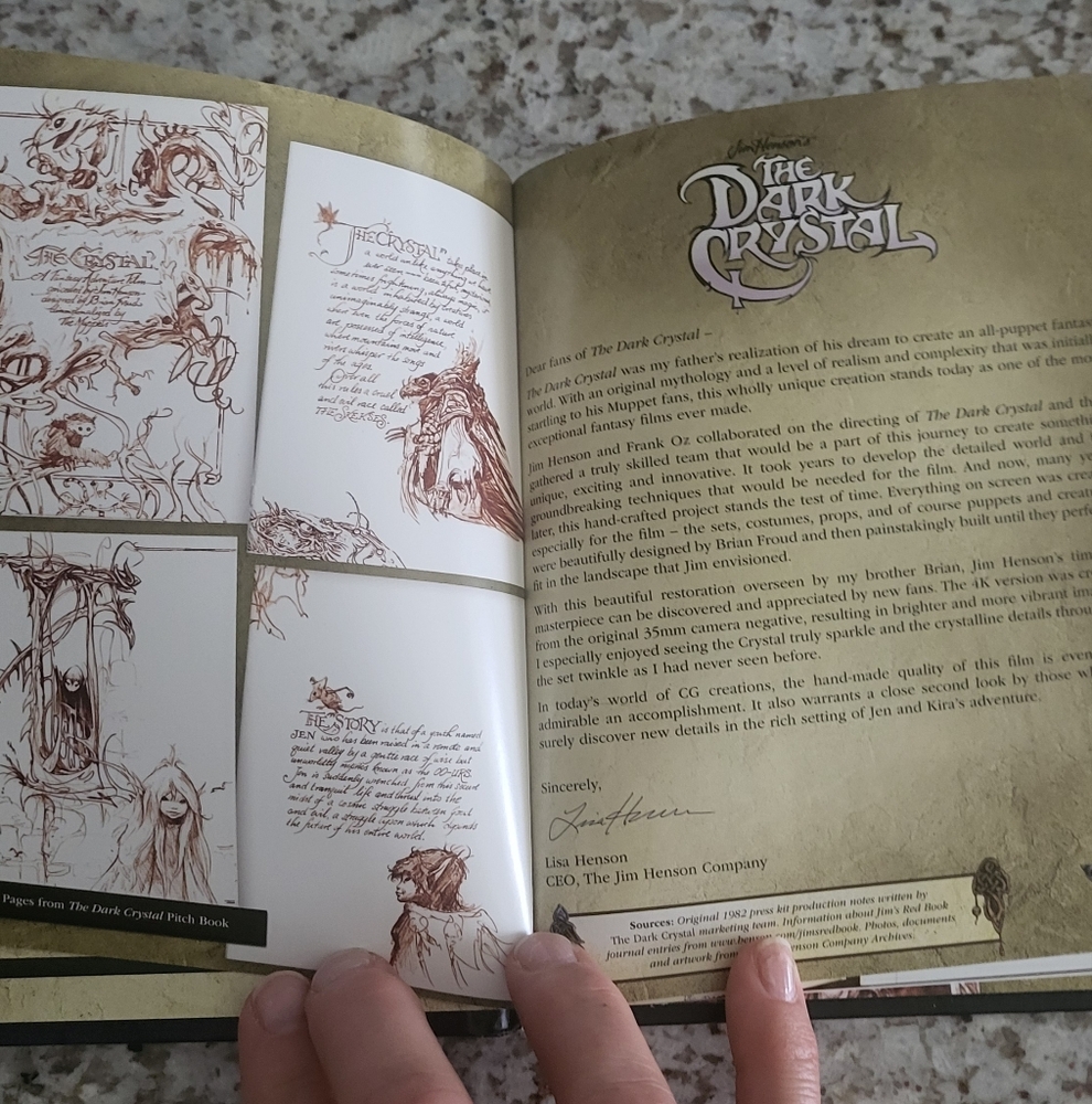 The Dark Crystal Anniversary Edition Book And DVD.  Jim Henson NEW - Picture 2 of 5